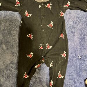 Nike Jordan button up footie.